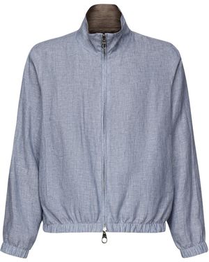 Loro Piana Double-Faced Casual Jacket - Blue