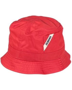 Jacquemus Simple Solid-Color Fisherman Hat - Red