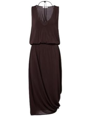 Lemaire Draped Midi Dress - Purple