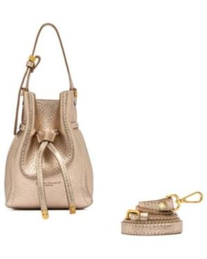 Gianni Chiarini Drawstring Tote Bag - Metallic