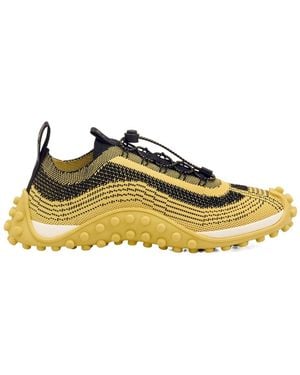 Ami Paris Mirage Lace-Up Trainers - Yellow