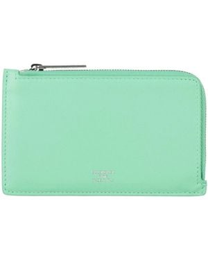 Balenciaga Leather Cardholders - Green