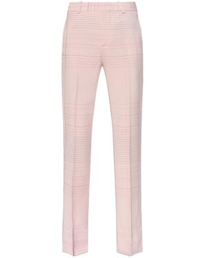 Bottega Veneta Flared Stretched Trousers - Pink