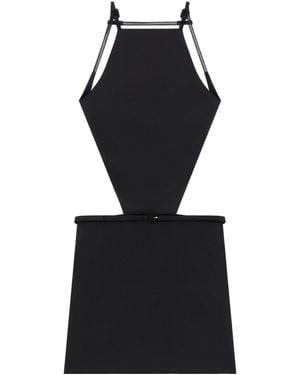 Courreges Cut-Out Halterneck Dress - Black