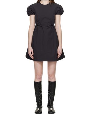 Cecilie Bahnsen Cbcarla Round Neck Mini Dress - Black