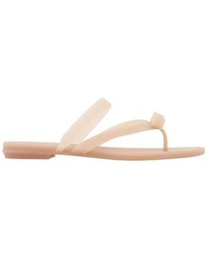 Ferragamo Vara Bow Jelly Thong Sandal - White