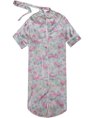 Acne Studios Patterned Dress - Gray