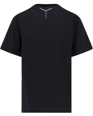 Y. Project Y Chrome Crewneck T-Shirt - Black