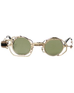 Kuboraum Geometric Sunglasses - Green