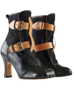 Vivienne Westwood Bondage Boot Leather in Blue | Lyst UK
