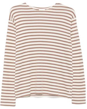 Closed Striped Long-Sleeve T-Shirt - Natural