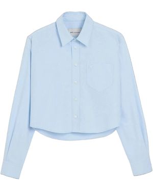 Ami Paris Long-Sleeved Shirt - Blue