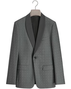 Dior Long-Sleeved Suit Jacket Set - Gray