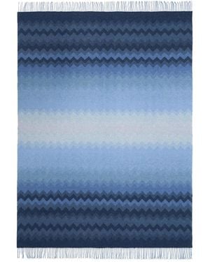 Missoni Plaid Scarf - Blue