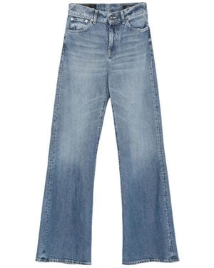 Dondup Amber Wide-Leg Jeans - Blue