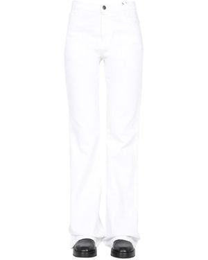 Raf Simons Wide Flare Jeans - White