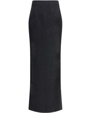 Alessandra Rich Elastic Waist Skirt - Black