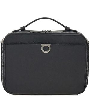 Ferragamo Gancini Cross Body Bag - Black