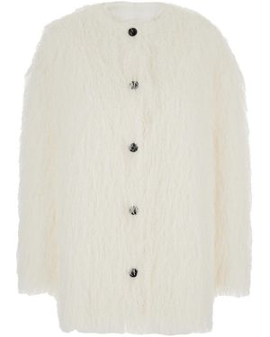 Loulou de Saison Filipo Fringe Jacket - White