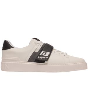 Balmain B-Court Lace-Up Trainers - Multicolour