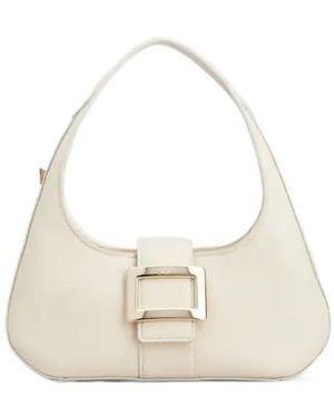 Roger Vivier Belle Vivier Hobo Bag - Natural