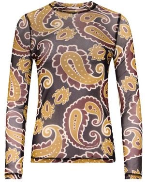 JW Anderson Jw Anderson Long Sleeve Underpinning Top - Brown