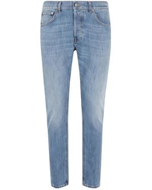 Dondup Buttoned Jeans - Blue