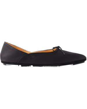 Tom Ford Satin Ballet Flats - Black