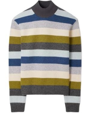 Tory Burch Striped Sweater - Blue