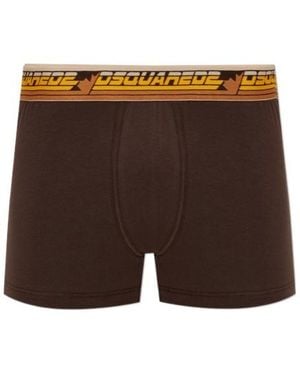 DSquared² Signature Boxer Briefs - Brown