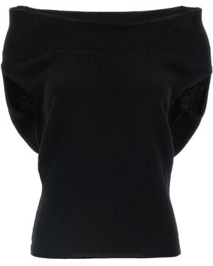 Rick Owens Off-Shoulder Tops - Black