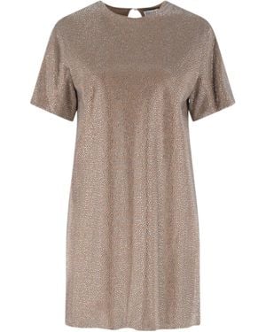 GIUSEPPE DI MORABITO Studded Shift Dress - Natural