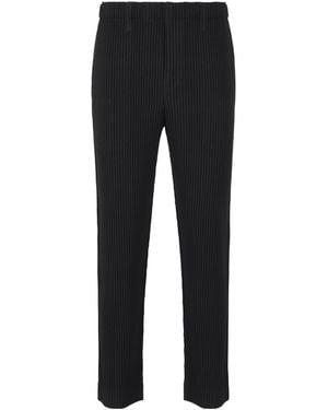 Homme Plissé Issey Miyake Homme Plissé Issey Miyake Wool Like Light Trousers - Grey