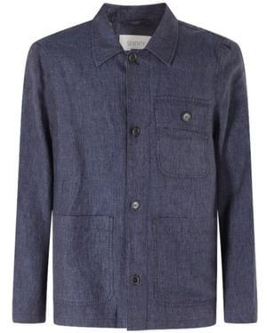 Seventy Long-Sleeve Casual Jacket - Blue