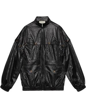 Gucci Zippered Casual Jacket - Black