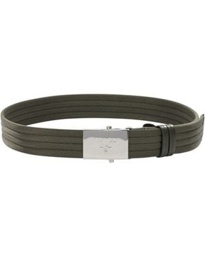 Prada Logo Belt - Green