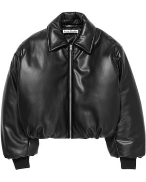 Acne Studios Faux Leather Jacket - Black