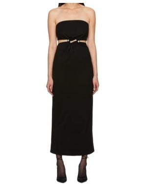Reformation Off Shoulder Dress - Black