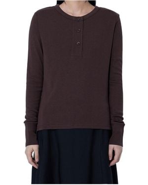 Studio Nicholson Long-Sleeve Knit Top - Blue
