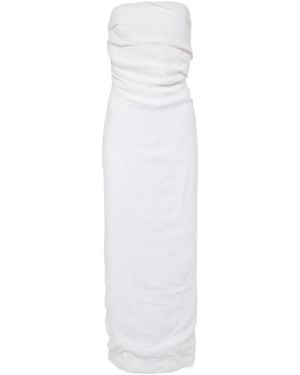 TOVE Bridal Sabella Linen Maxi Dress - White