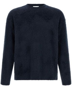 Roberto Collina Gauze Crew Neck Sweater - Blue