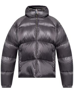 Khrisjoy Logo-Embossed Padded Down Jacket - Gray