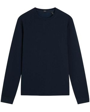 Theory Jersey Joceline Long-Sleeved T-Shirt - Blue