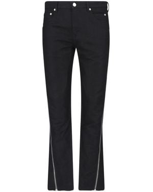 Rick Owens Casual Trousers With Belt Loops - Black