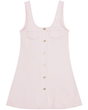 Ganni Sleeveless Mini Dress - Pink