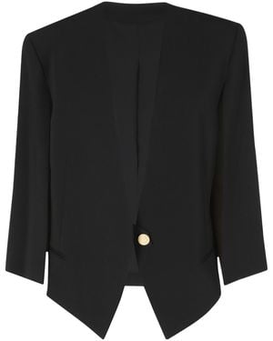 Alberta Ferretti Long-Sleeve Jacket - Black