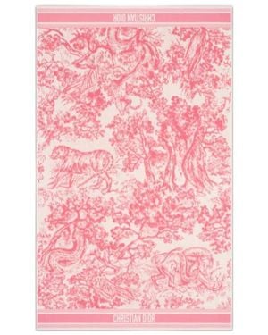 Dior Iviera Toile De Jouy Sauvage Beach Towel - Pink