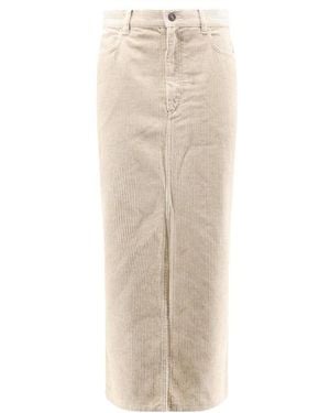 Isabel Marant Belted Skirt - Natural