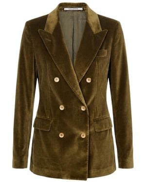 Tagliatore Double-Breasted Blazer - Green