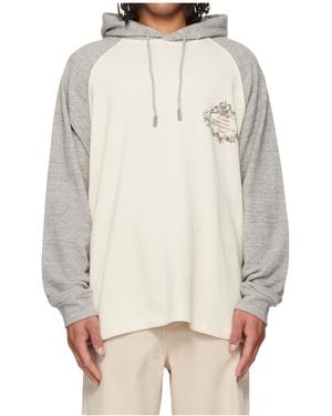 WOOYOUNGMI French Terry Cloth Hooded Sweatshirt - Natural